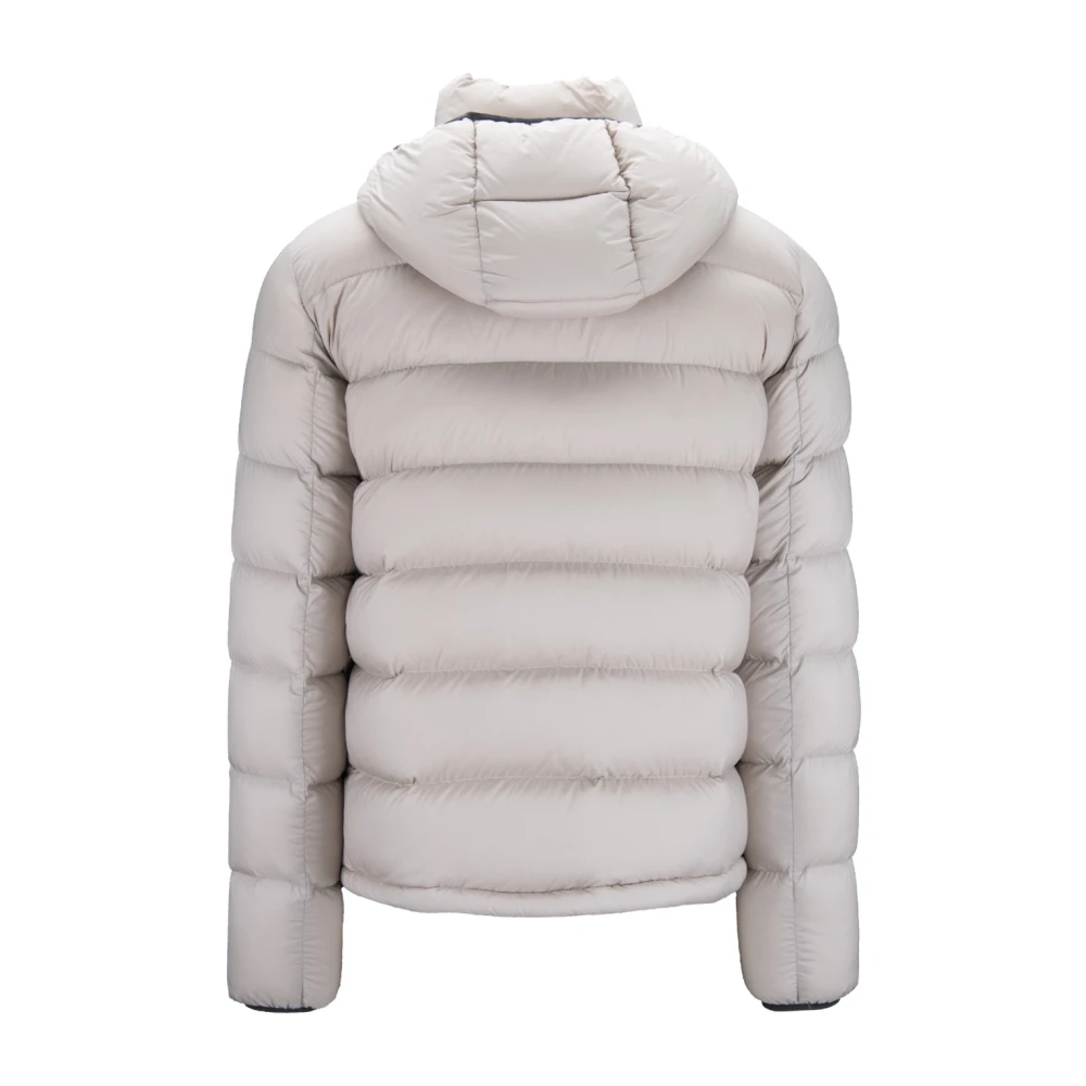 Herno Heren Zip-Up Puffer Jacket Beige Heren