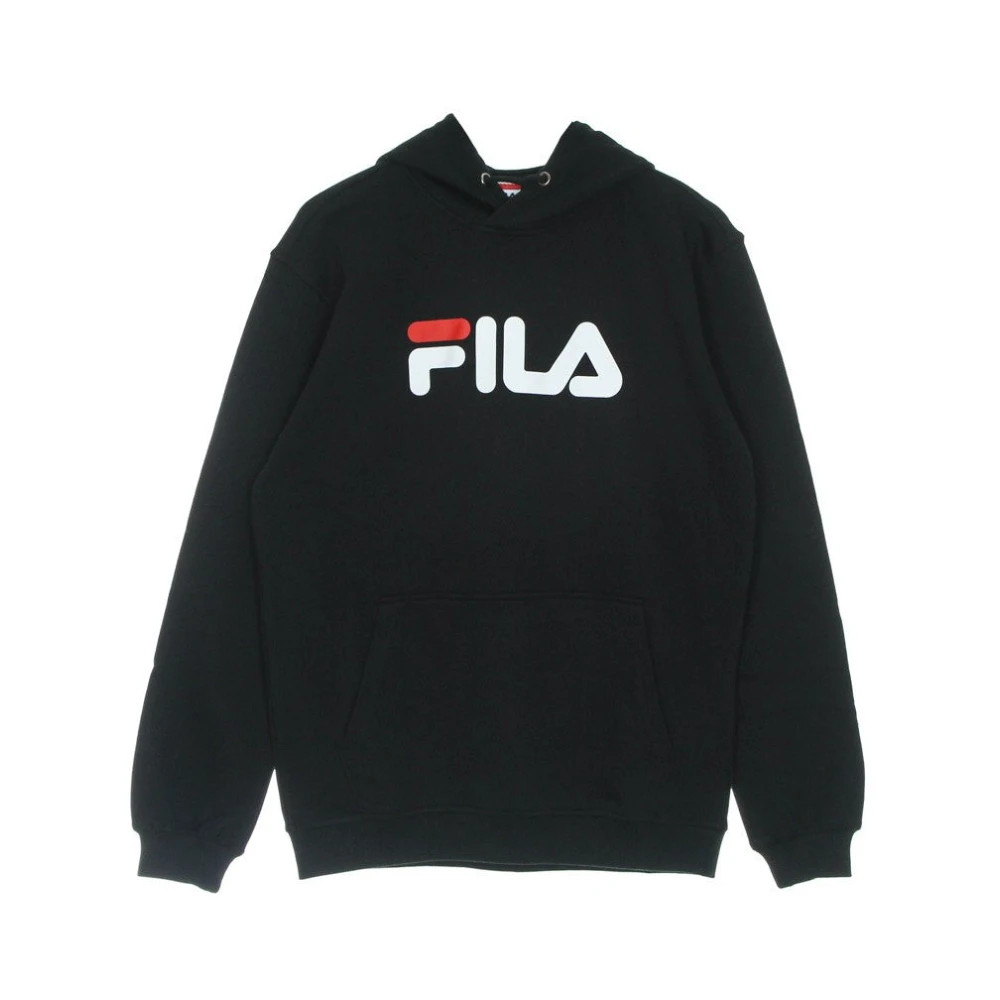 Fila Men's Black Hoodies, Xs, Lightweight Hooded Sweatshirt