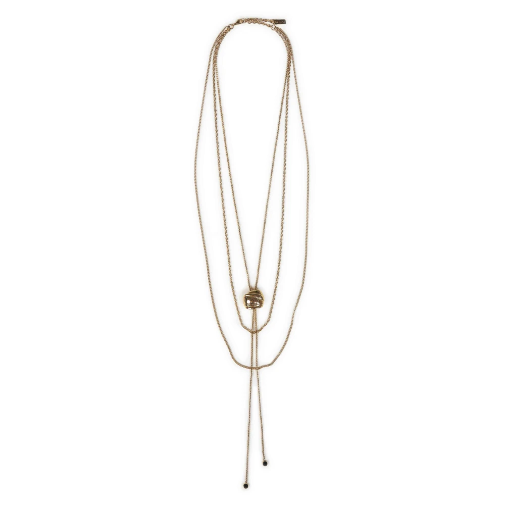 Chloé Yellow Necklaces, Female, One Size, Charms Necklace