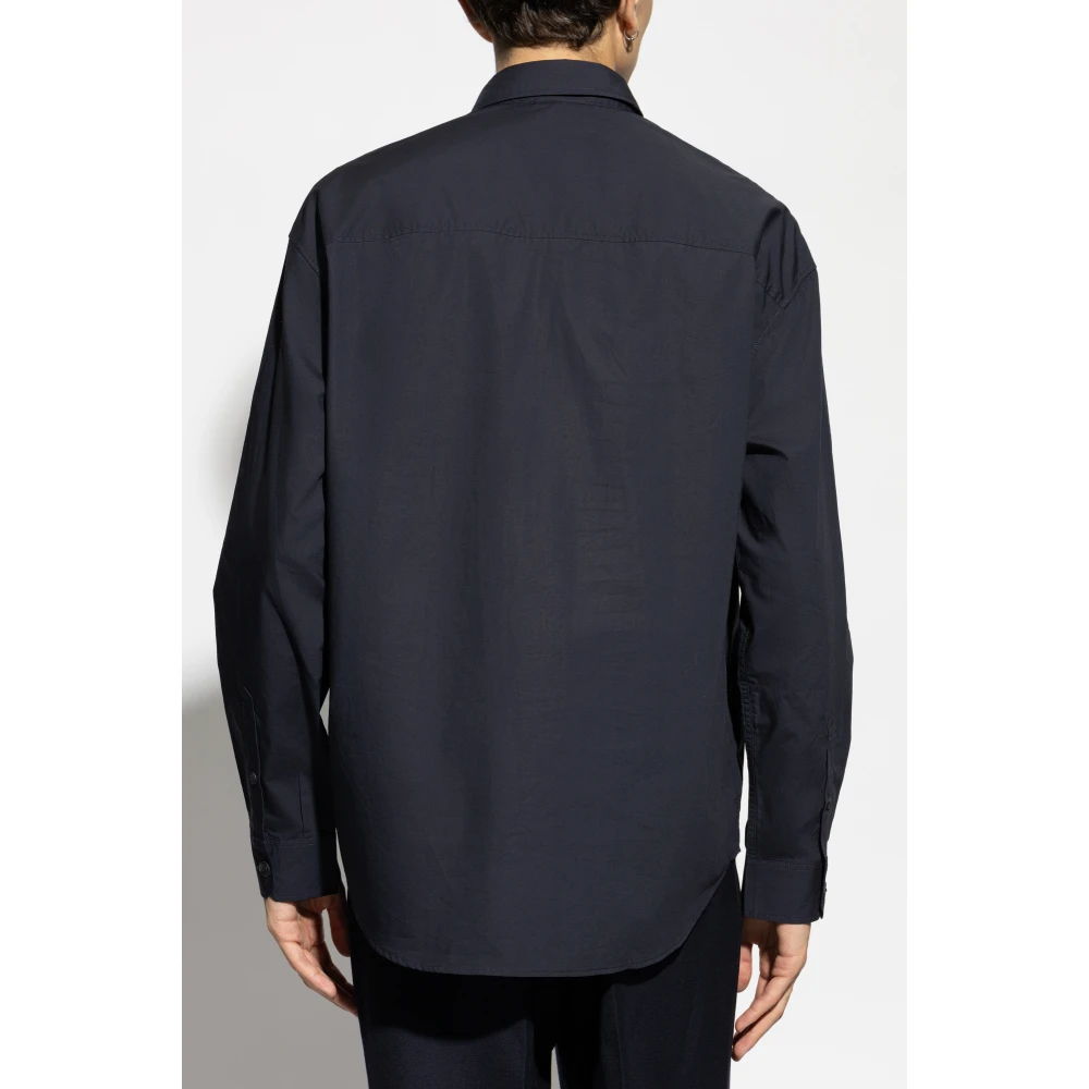 Emporio Armani Overhemd met zakken Blue Heren