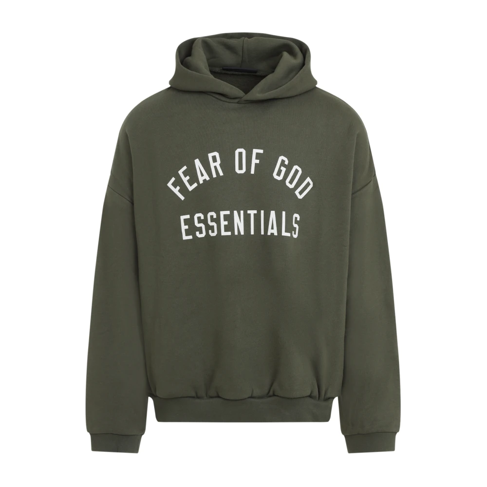 Fear Of God Militaire Fleece Hoodie Green Heren