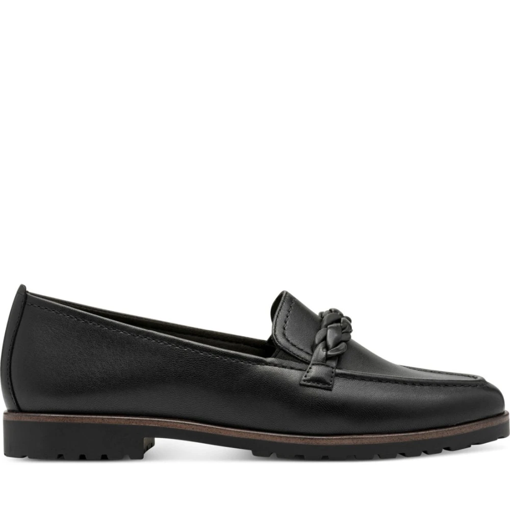 Tamaris Women's Black Loafers, 4 Uk, Closed Loafers