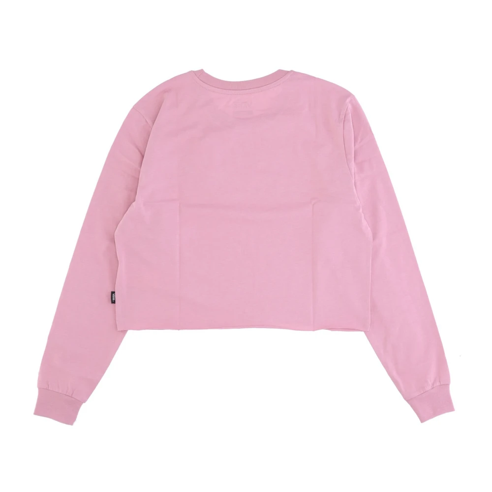 Vans Junior Crop Longsleeve T-shirt Pink Dames