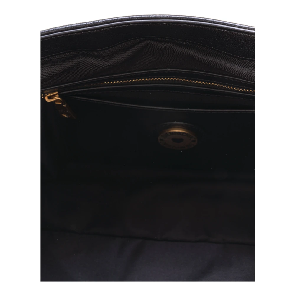 Love Moschino Schoudertas met Logo en Handvat Black Dames