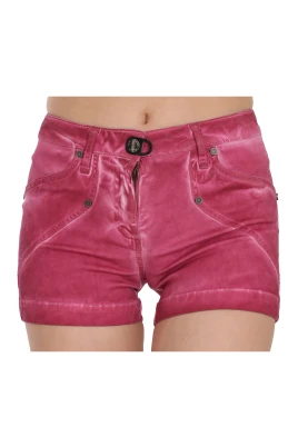 Mid Waist Mini Denim Shorts