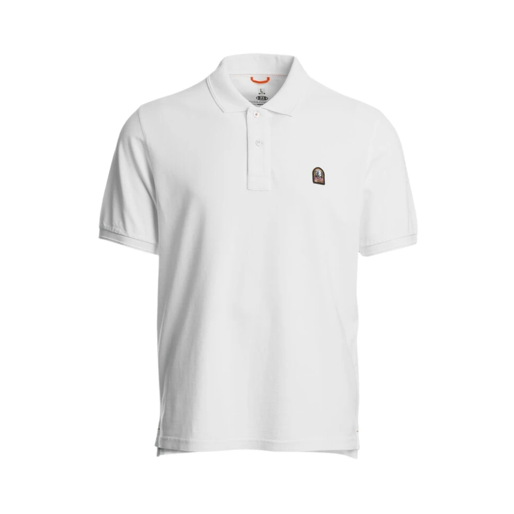 Parajumpers Men's Blue Polo Shirts, S, Patch Polo