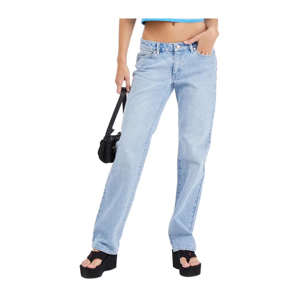 Abrand Jeans Straight Jeans Blue Dames