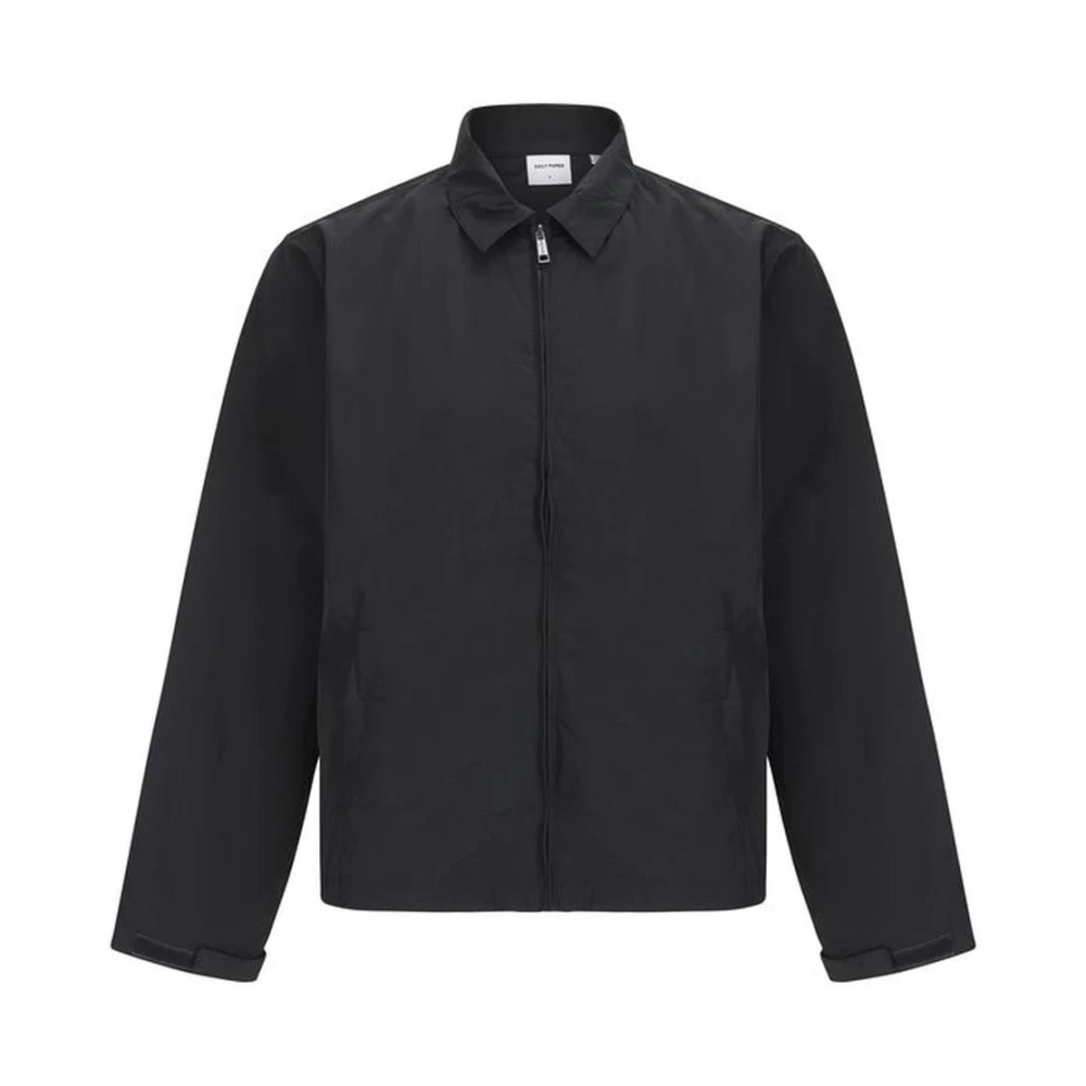 Daily Paper Monochrome Track Jacket met Verstelbare Zoom Black Heren