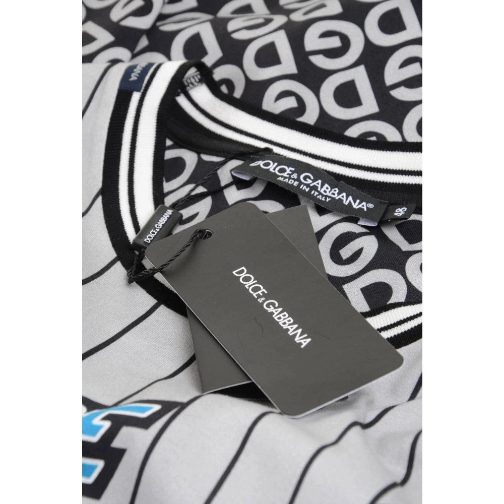 Dolce & Gabbana Heren Leo Baseball T-shirt Gray Heren