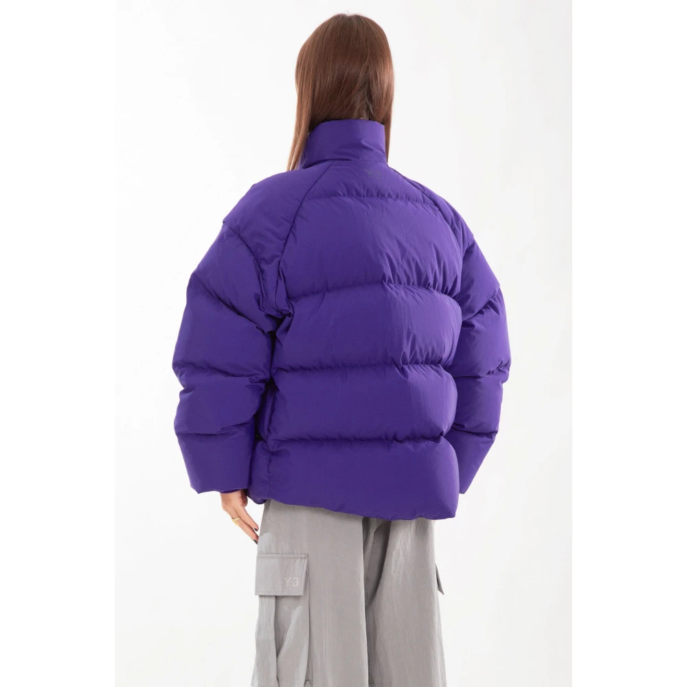 Y-3 Puffer Jacket in Cpurpl Purple Dames