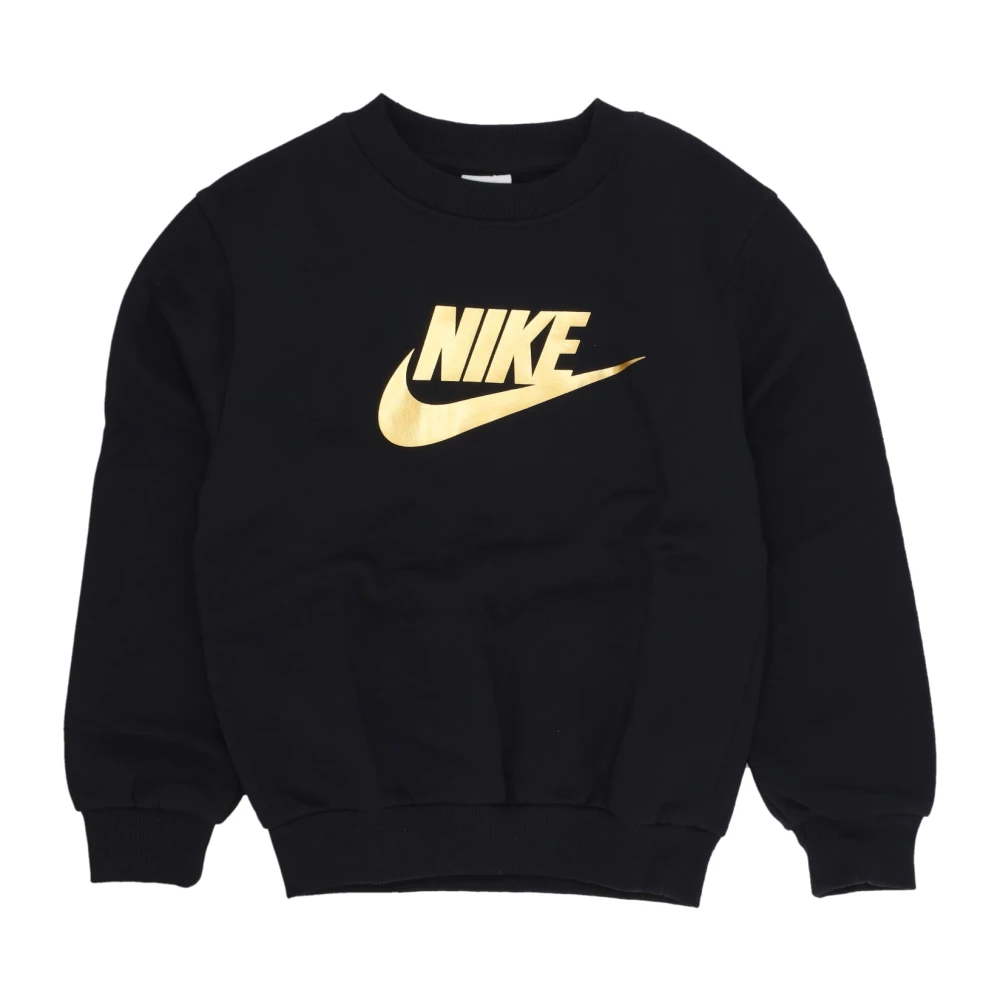 Nike Guld Crewneck Sportswear Club Fleece Black, Herr