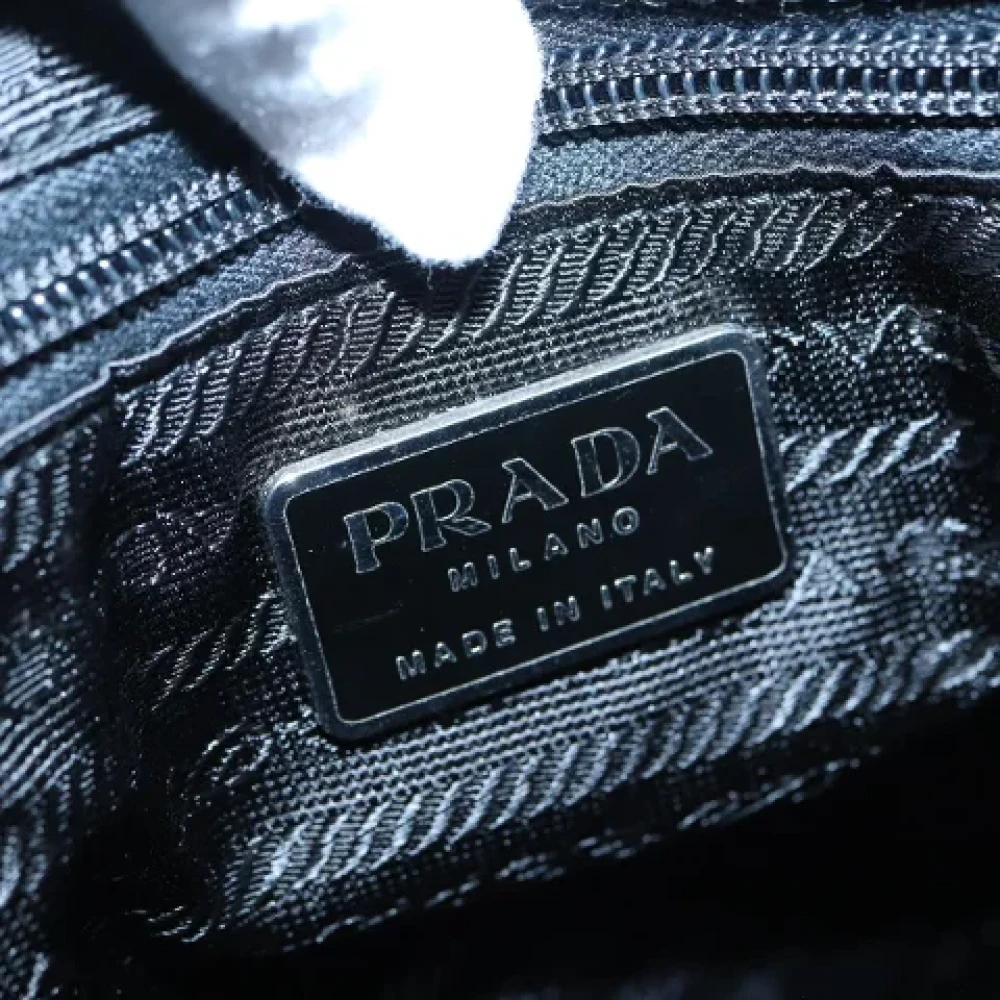Prada Vintage Pre-owned Fabric totes Green Dames