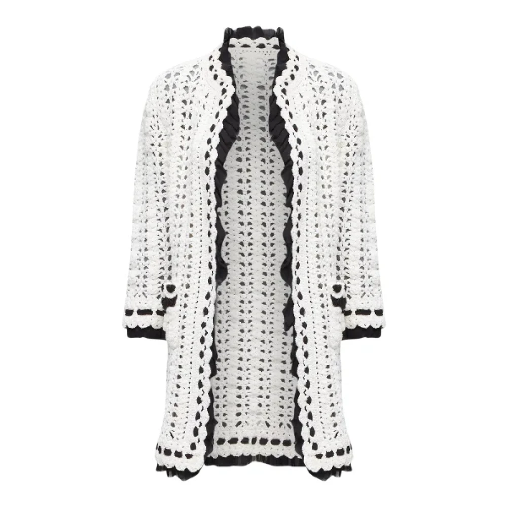 Pre-owned Hvit polyester Chanel Cardigan
