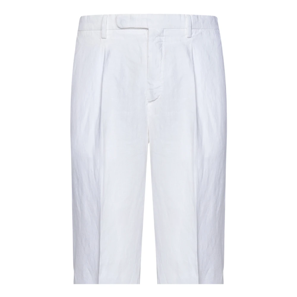 Boglioli Suit Trousers White Heren