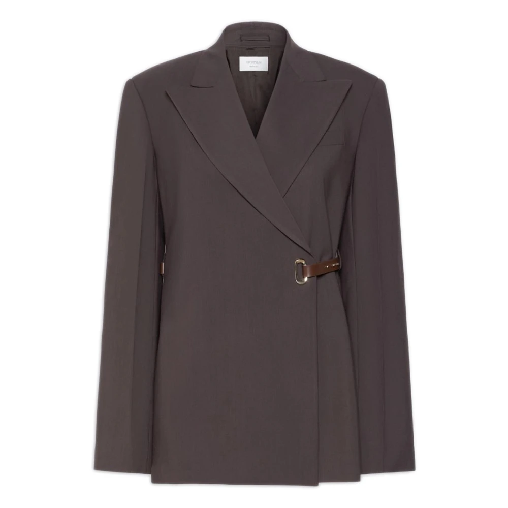 Sportmax Spxcinta Jacket - Female - Blazers - Brown - Xs - Jackets - Image 5
