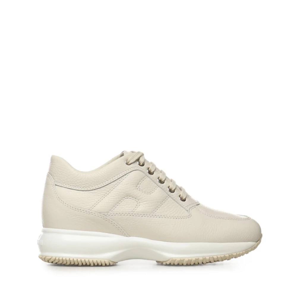 Hogan Women's Beige Sneakers, 8 Uk, Interactive Trainers