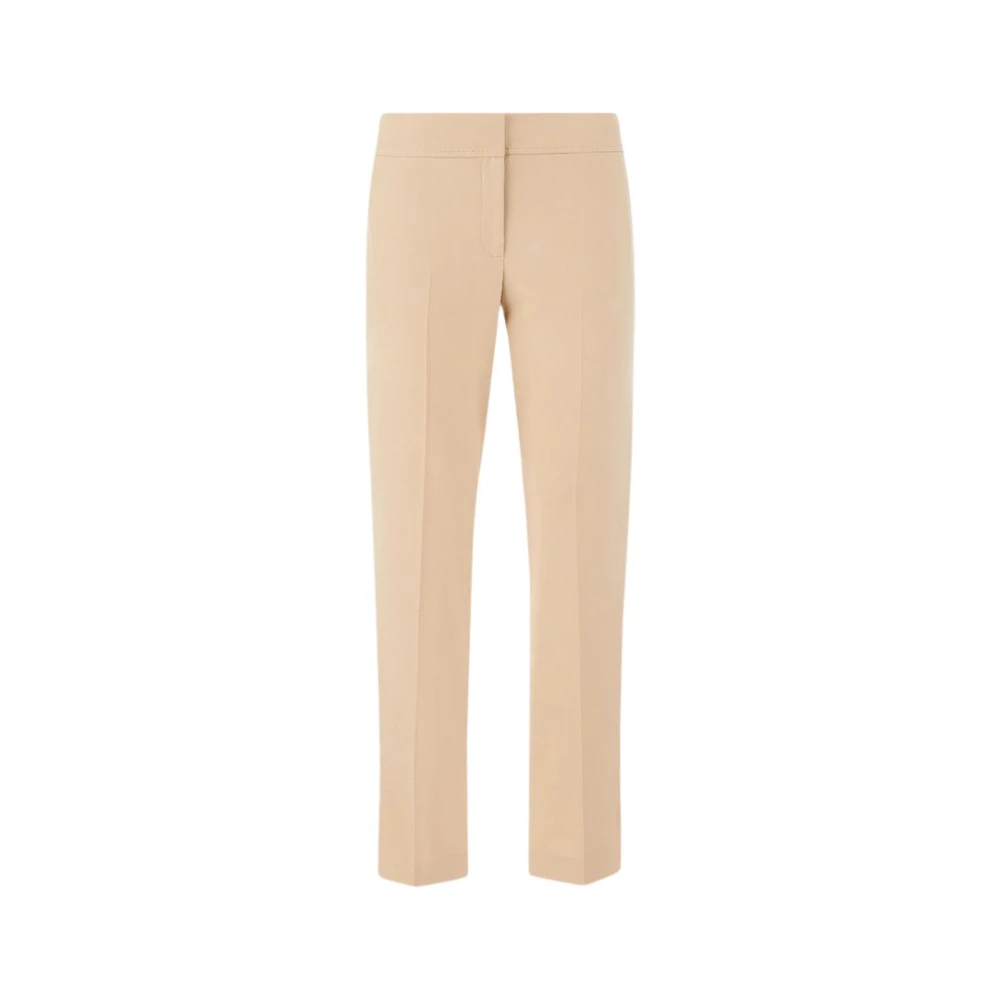 Marella Cropped Trousers Beige Dames