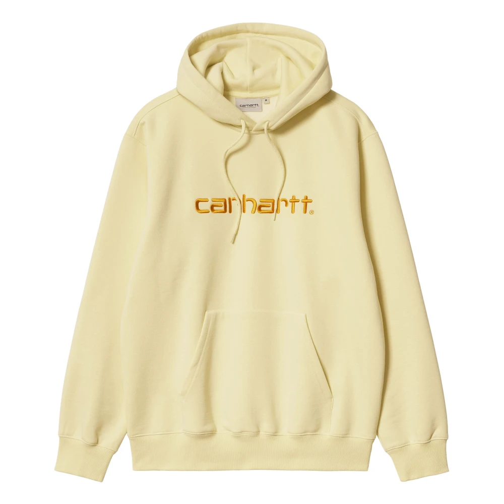 Carhartt WIP Hooded Carhartt Sweatshirt Yellow Heren