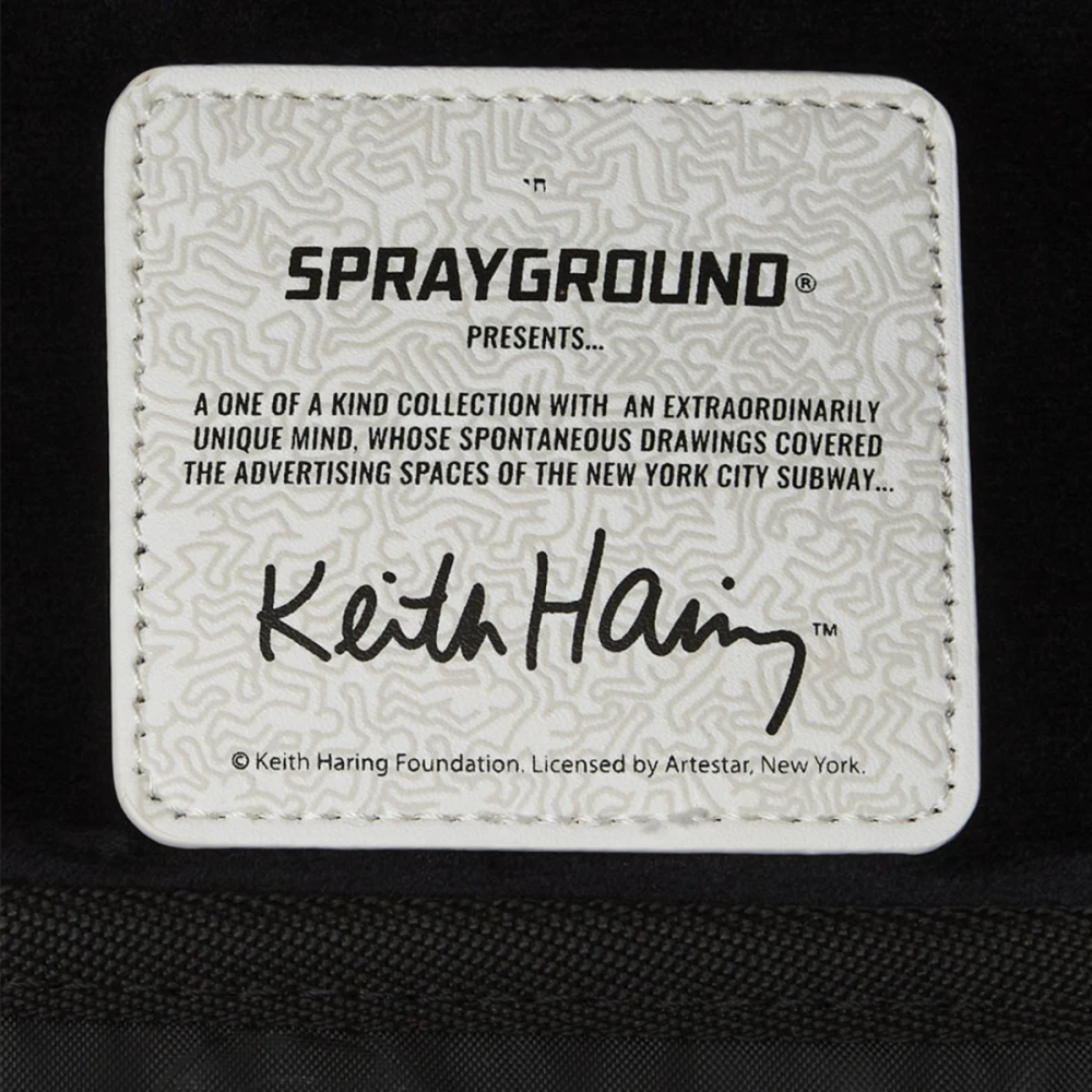 Sprayground Keith Haring Rugzak White Heren