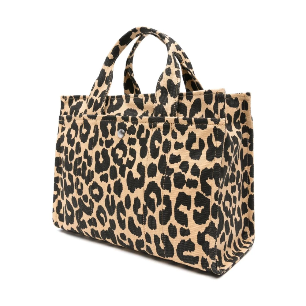 Coach Luipaardprint Schoudertas Brown Dames