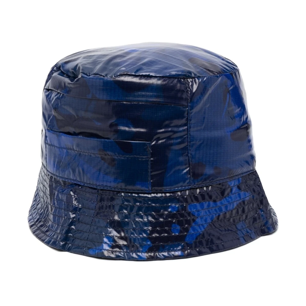 K-Way Blå Camo Bucket Hat Blue, Herr