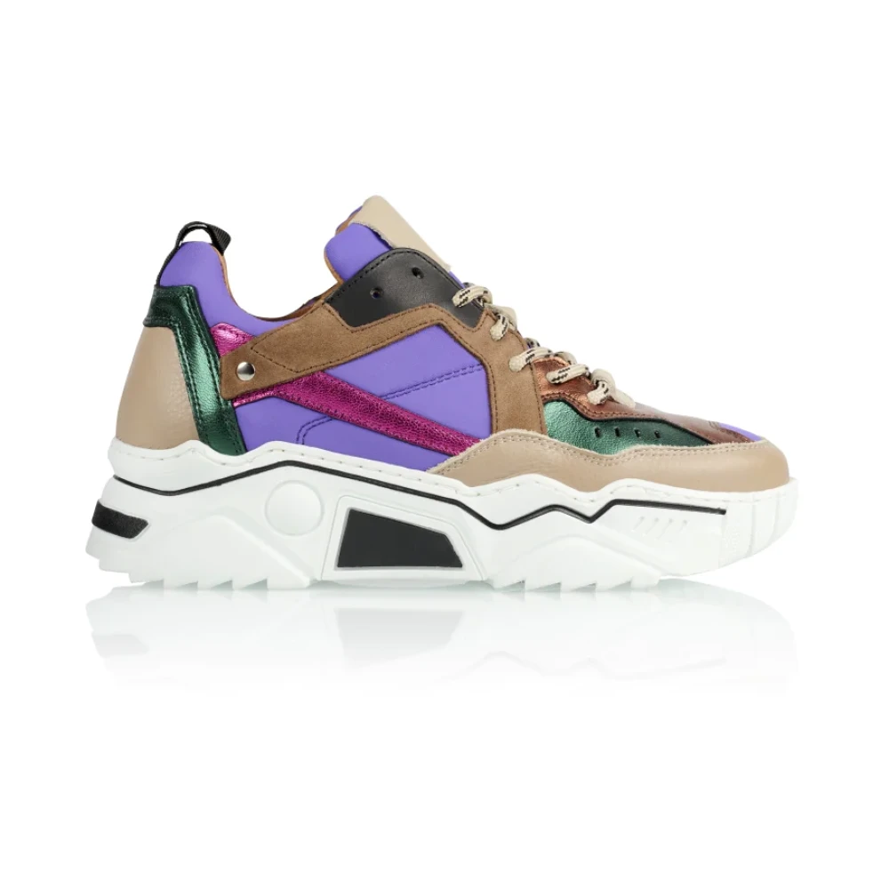 Dwrs Pluto J5217-34 3335 Dames Schoenen Paars