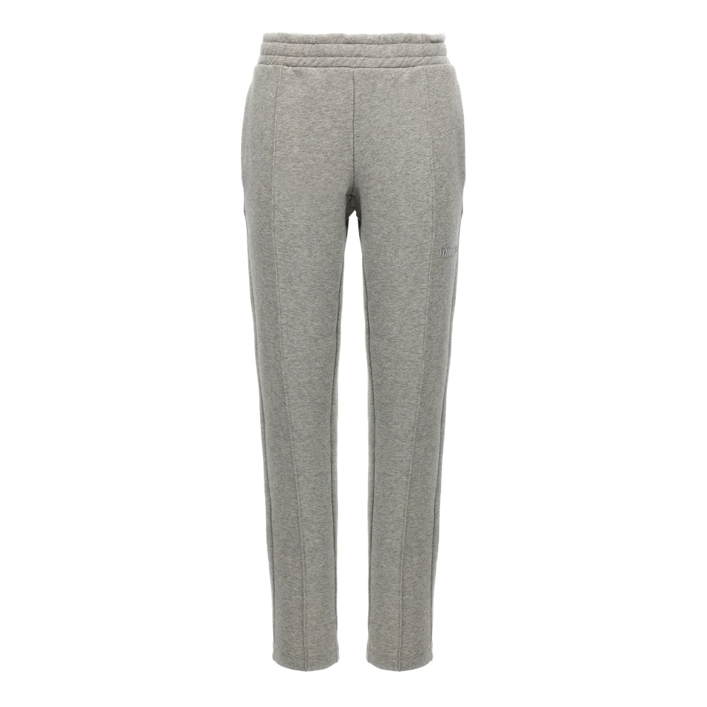 The Attico Gray Sweatpants, Female, L, Logo Joggers