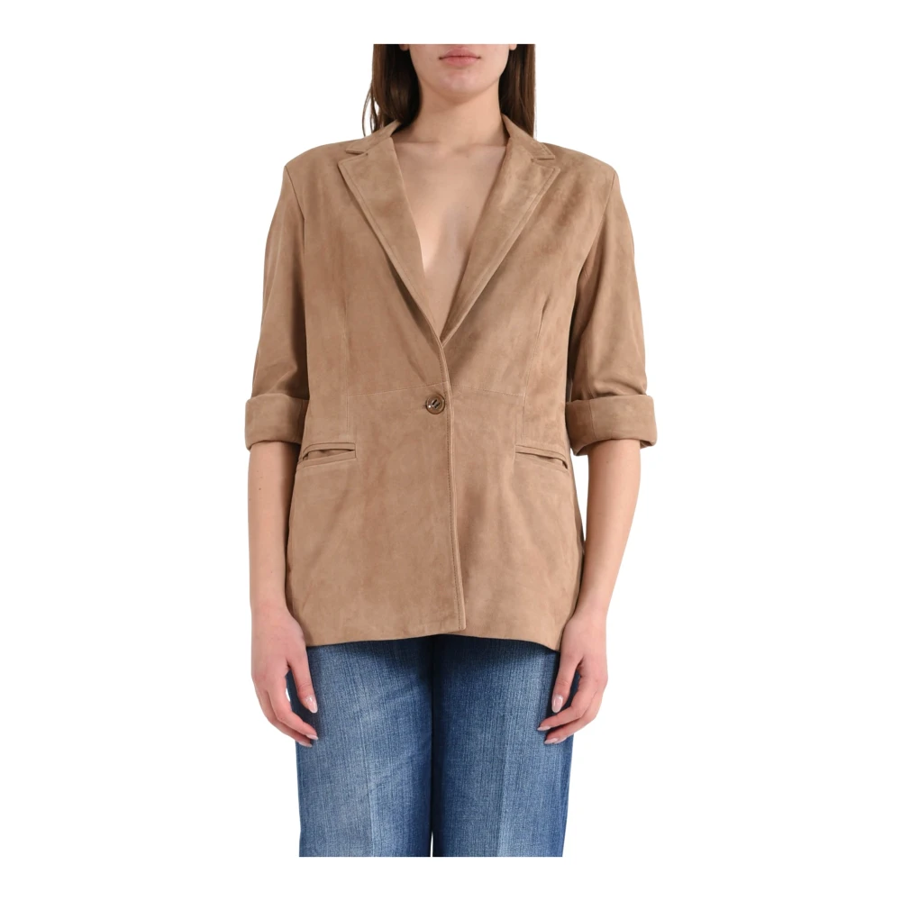 Jackets > Leather Jackets - - Dfour - Modalova
