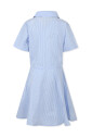 robe-rayee-en-coton-a-manches-courtes