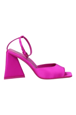 Satin Stiletto Sandaler