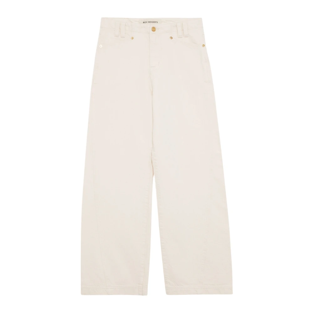 Roy Roger's Beige Twister Bull Broek Beige Dames