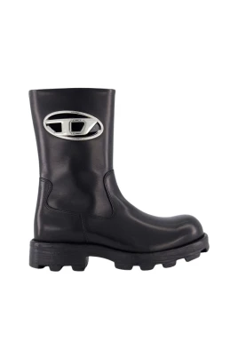 Biker Boot i svart Hammer-stil
