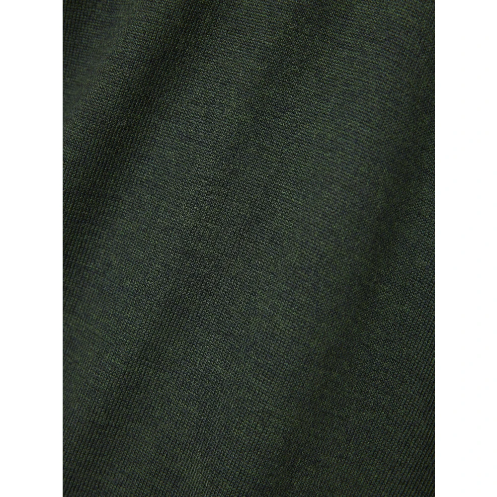 Gran Sasso Wol V-hals Gebreide Kleding Gemaakt in Italië Green Heren