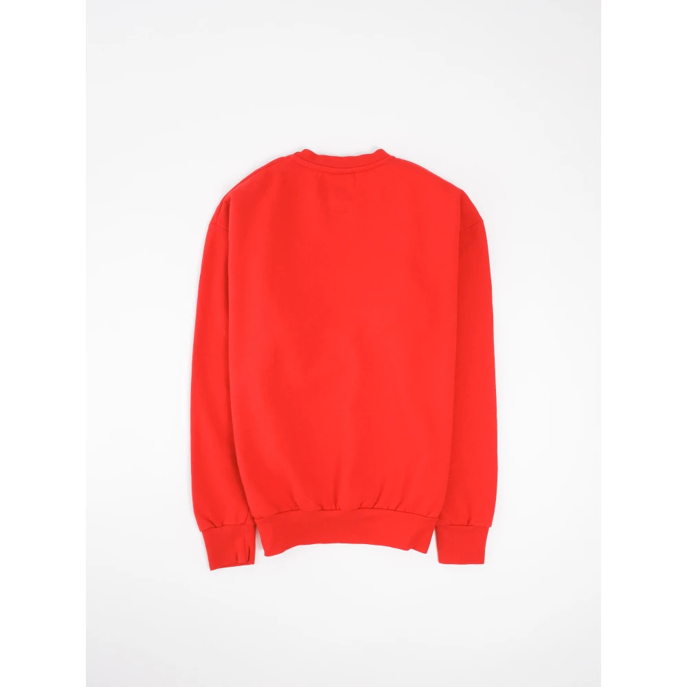 Wild Donkey Vintage Grand Canyon Crew Sweatshirt Red Heren