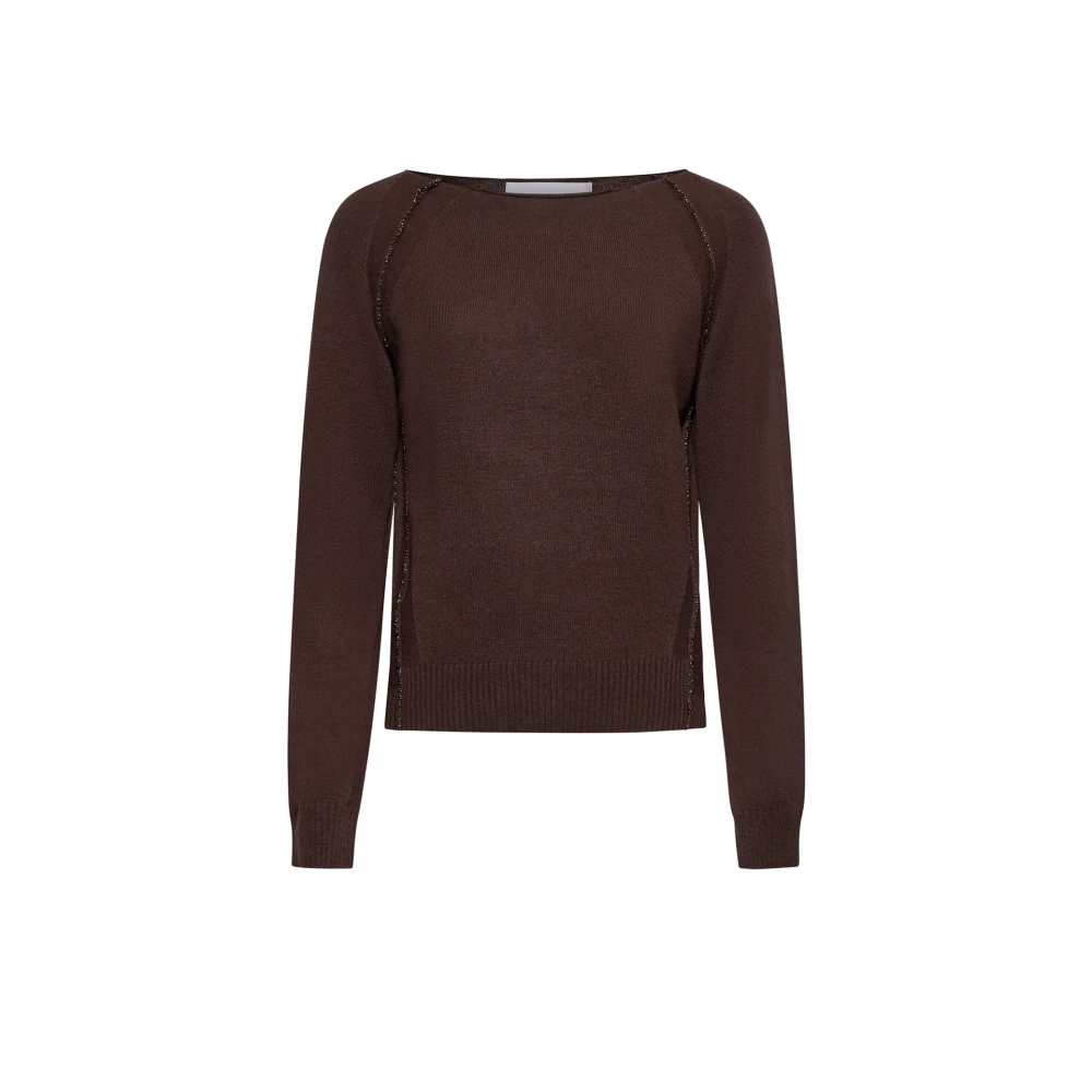Silvian Heach Mujer Marrón - Karim Round-Neck Sweater - Knitwear - M