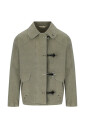 veste-en-coton-vert-avec-fermeture-cachee