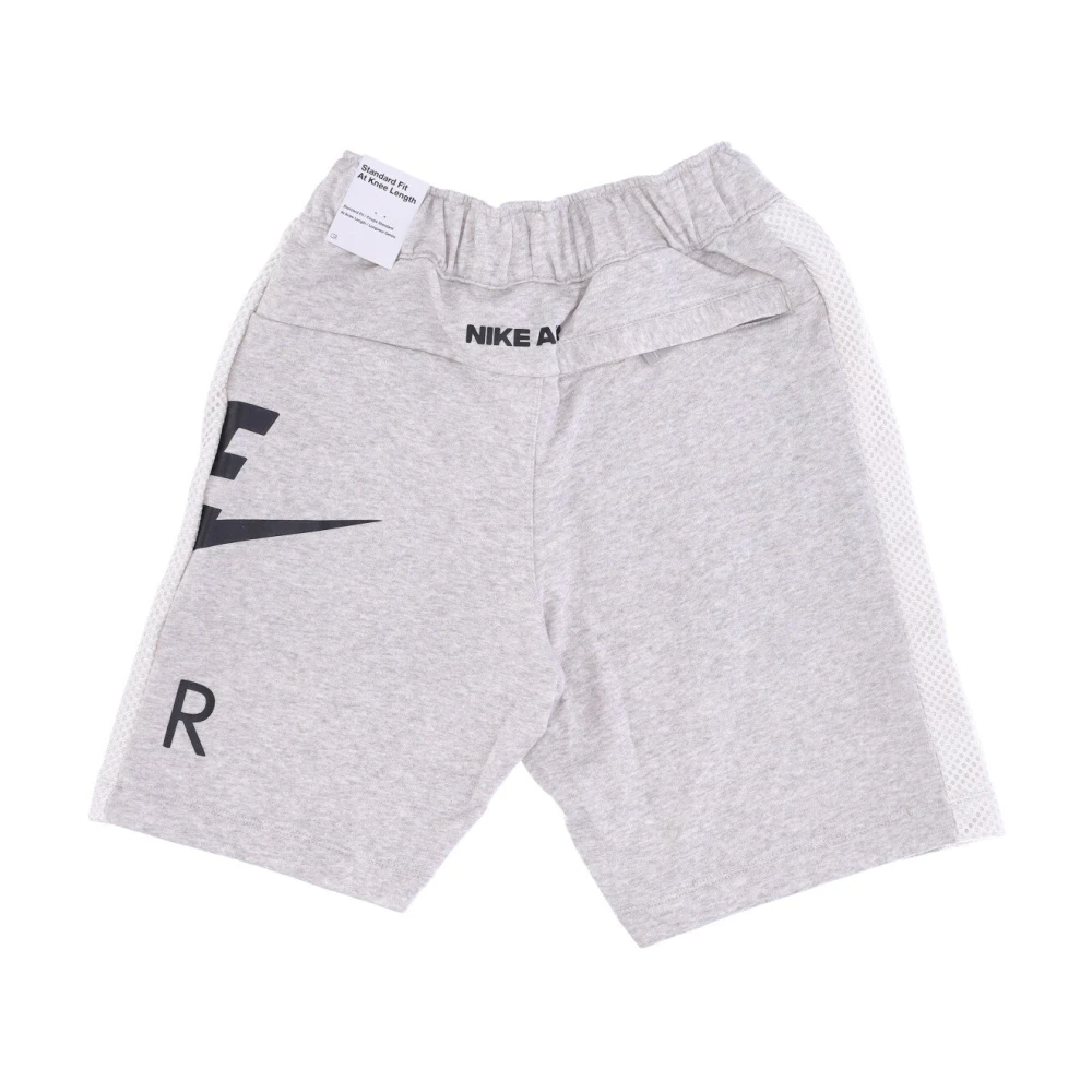 Nike Lichte Trainingsbroek met Mesh Inserts Gray Heren