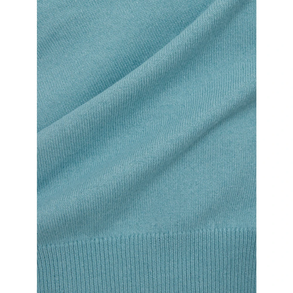 Gran Sasso Stijlvolle V-hals gebreide kleding Blue Heren