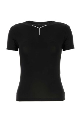 black-stretch-viscose-t-shirt