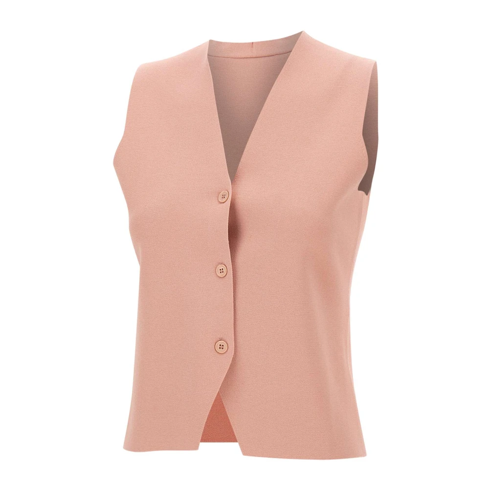 Kangra Pink Vest - Female - Waistcoats - S - Jackets