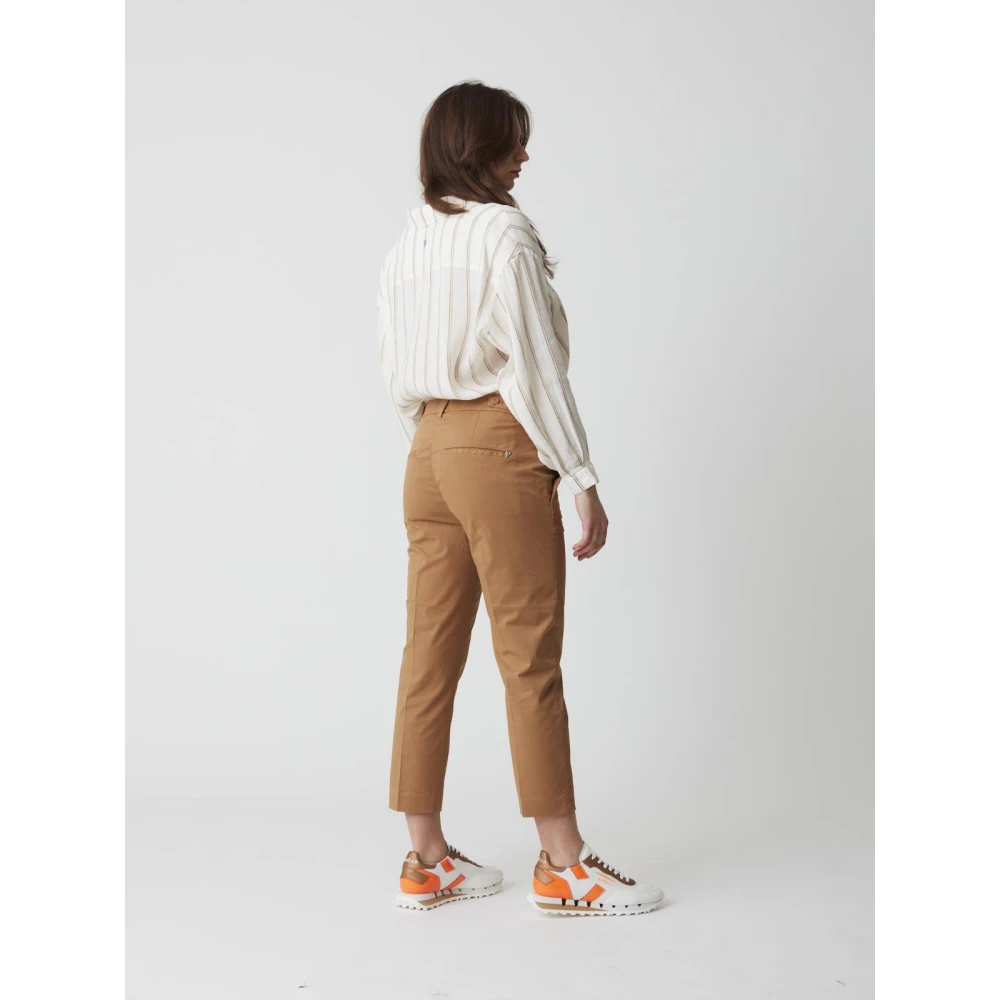 Dondup Ariel Broek Beige Dames