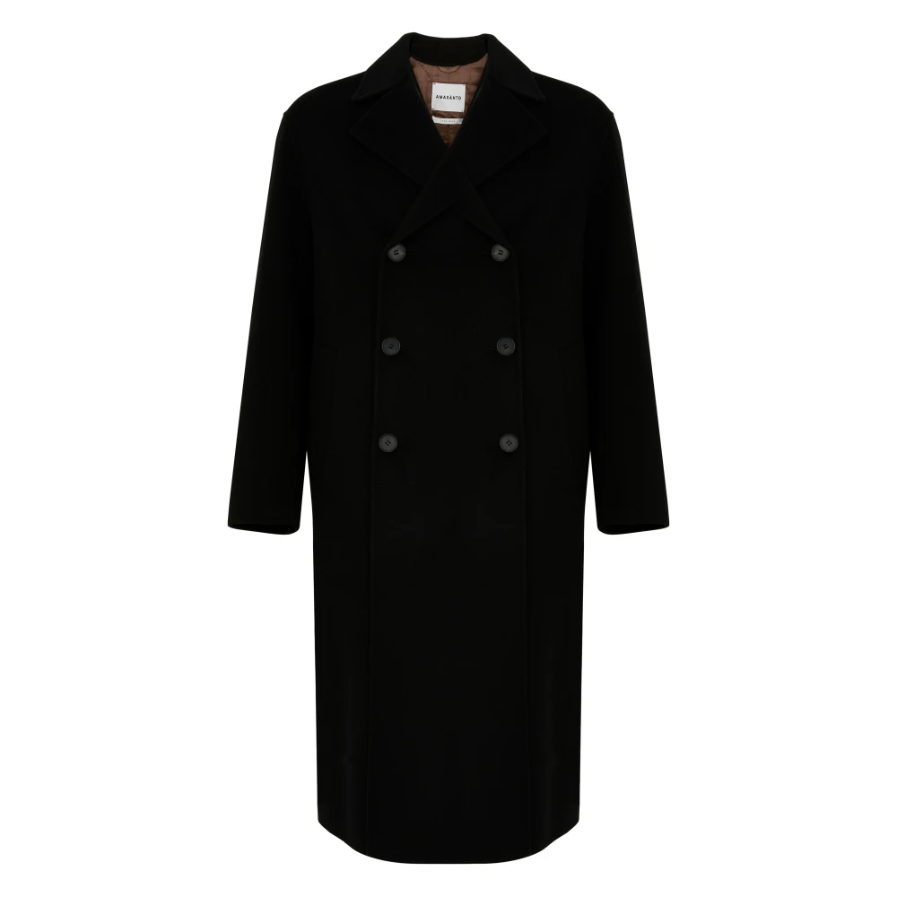 Amaránto Zwarte Winterjassen Black Heren