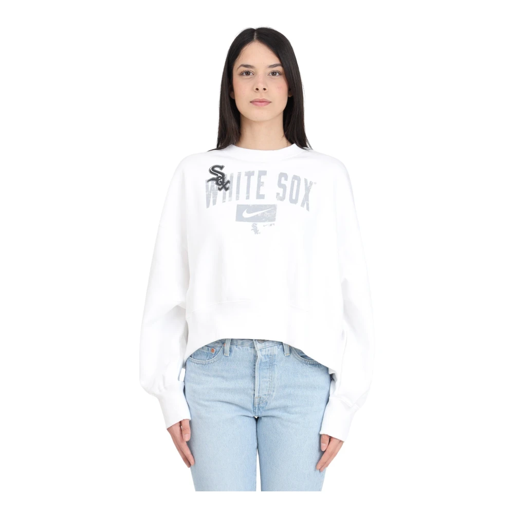 Nike Witte Crewneck Sweatshirt White Dames