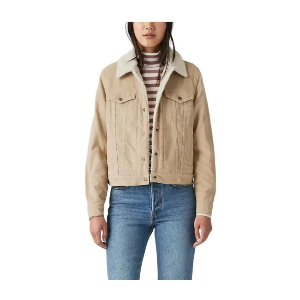 Levi's Sherpa Safari Jacka Beige, Dam