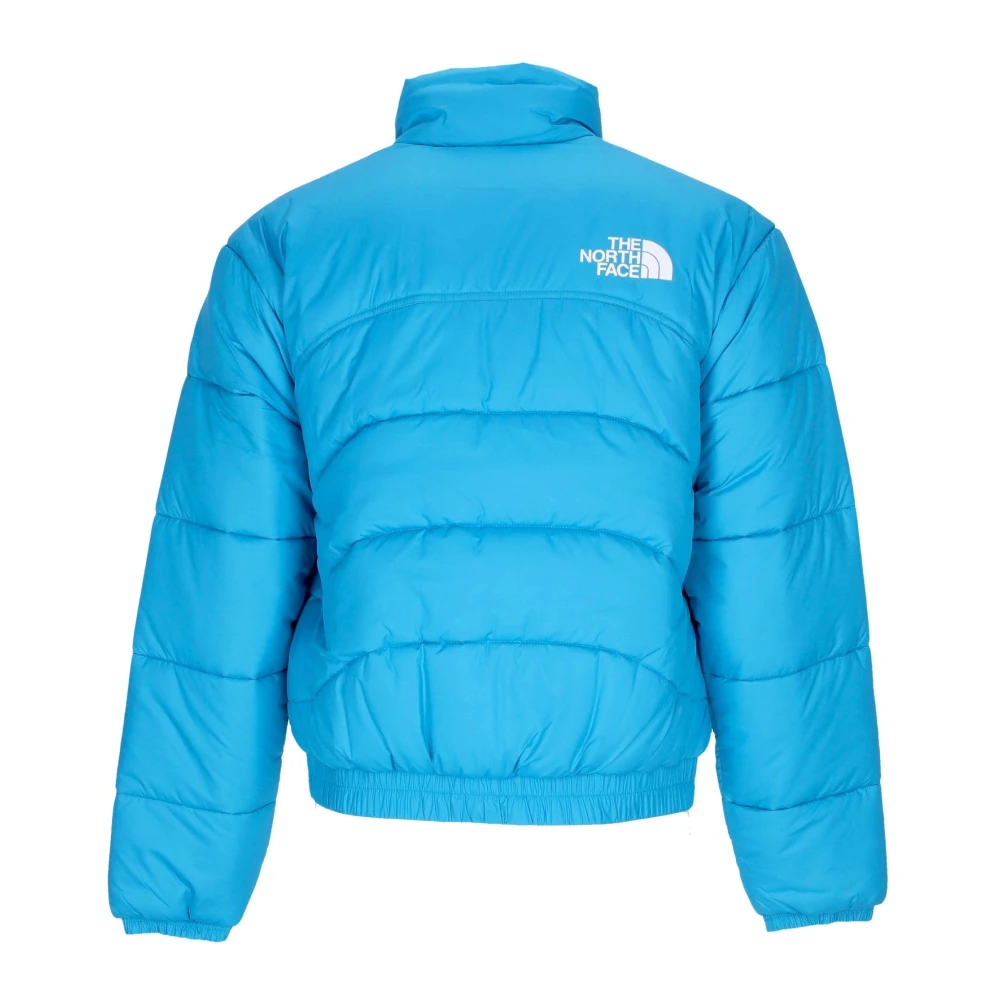 The North Face Blauwe akoestische hoge kraag donsjas Blue Heren