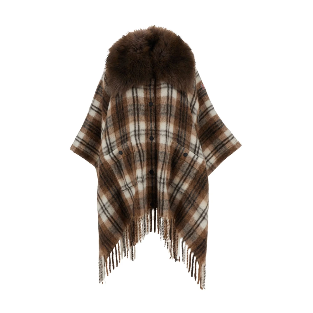Moncler , Damen, Jacken, Braun, One Size
