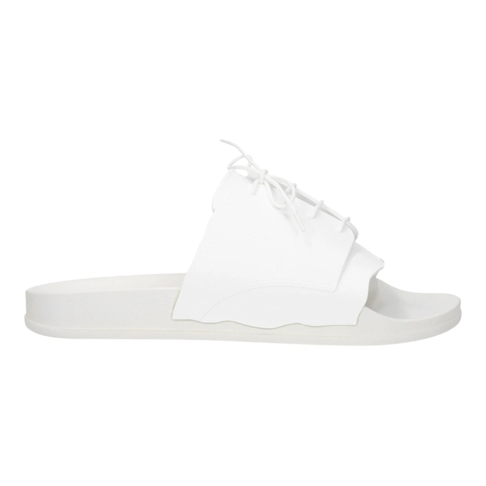 Maison Margiela Men's White Cotton Slippers Sandals Size 5 Uk