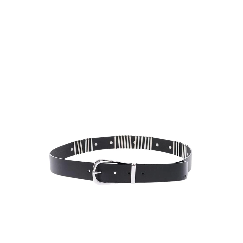 Diesel Zwart Canvas Riem Stijlvol en Black