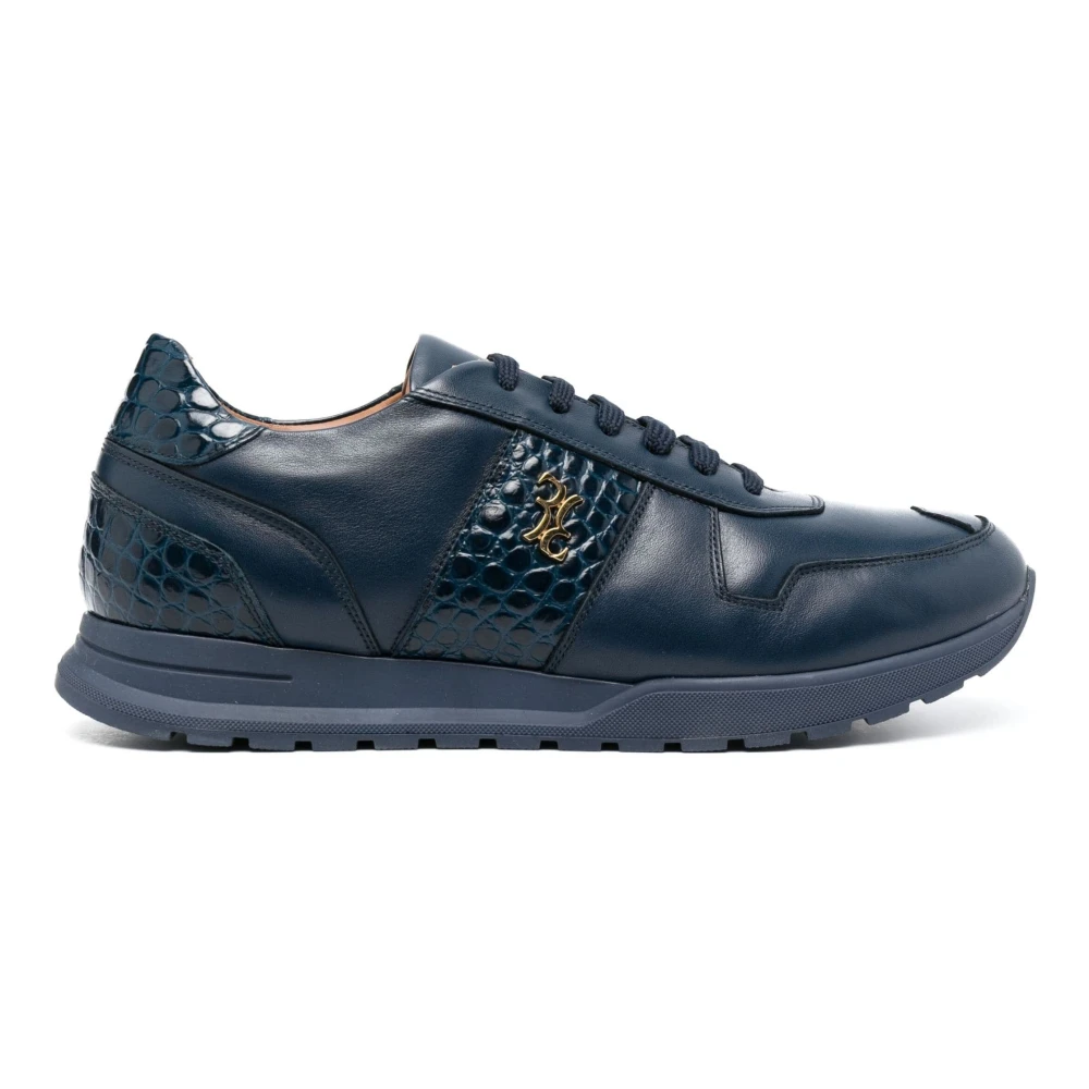 Billionaire Blauwe Lo-Top Casual Sneakers Heren Schoenen