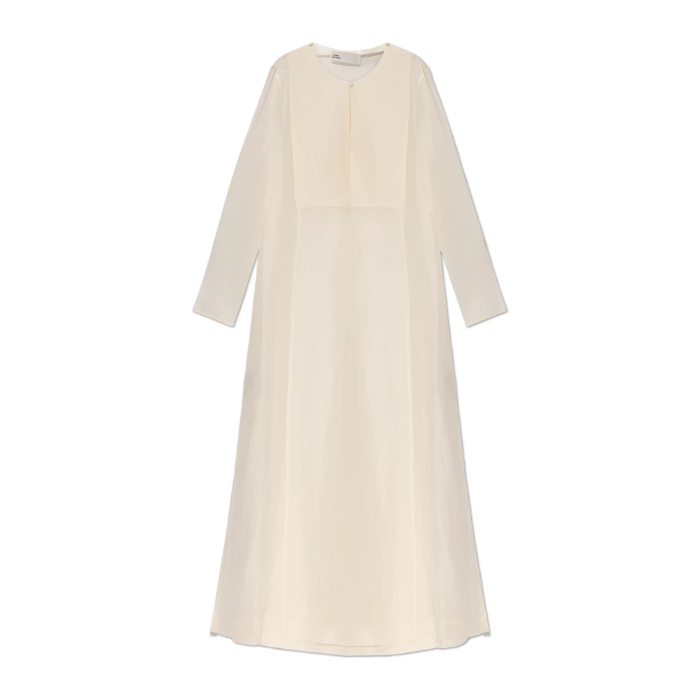 Tory Burch Women's Beige Loose-Fit Dress - Maxi Dresses - M - Dresses